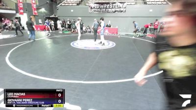 138 lbs Champ. Round 2 - Giovanni Perez, Nor Cal Take Down Wrestling Club vs Leo Macias, California