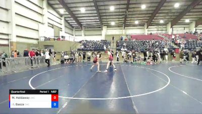 132 lbs Quarterfinal - Isla Baeza, Champions Wrestling Club vs Morgan Holdaway, JWC