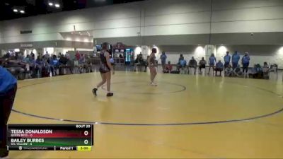 105 lbs Round 5 (8 Team) - Tessa Donaldson, Queen Bees vs Bailey Burbes, STL YELLOW