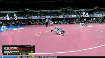 120 lbs Quarterfinals (16 Team) - Jadon Shanholtz, Strasburg vs James Withrow, Poquoson