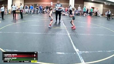 55 lbs Round 6 (8 Team) - Jaxson Knop, Ares Red vs Harper Neith, Steel Valley