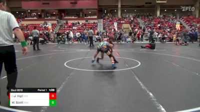 100 lbs Cons. Round 3 - Joseph Vigil, Thornton vs Wyatt Scott, The Best Wrestler