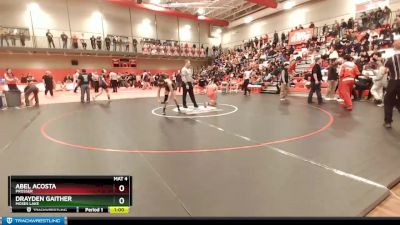 120 lbs Cons. Round 4 - Drayden Gaither, Moses Lake vs Abel Acosta, Prosser