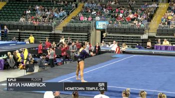 Myia Hambrick - Floor, LSU - GymQuarters Invitational (NCAA)