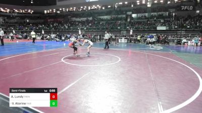 105 lbs Semifinal - Anali Lundy, Trenton Youth Wrestling vs Veronika Atorina, Fair Lawn