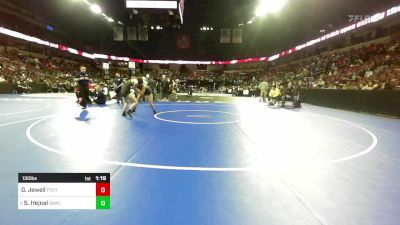 130 lbs Round Of 16 - Gwen Jewell, Foothill (SS) vs Sophia Hejnal, Grace Davis