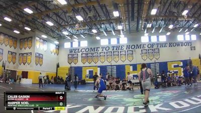 220 lbs Round 2 (8 Team) - Caleb Gaskin, Glynn Academy vs Harper Noel, Heritage Wrestling Club