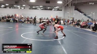 119 lbs Cons. Round 2 - Adante Washington, Harvey Twisters vs Carter Cichocki, Michigan Grappler RTC