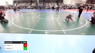 47-T lbs Round Of 32 - Blaine Page, Centurion vs Paxton Bodkin, Lions Den Wrestling Club