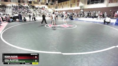 58 lbs Semifinal - Ezra Blanton, Temecula Valley Wrestling Club vs Ronin Guizar, Powerline Wrestling