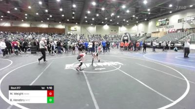 61 lbs Quarterfinal - Mason Weight, Roseburg May Club vs Blaise Henebry, Internal Quest