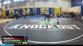126 lbs Round 6 (8 Team) - Angel Delgado, Eagle Empire vs Logan Acey-Kriegshauser, Alpha WC