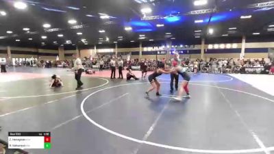 136 lbs Quarterfinal - Zipporah Heneghan, New Mexico Royalty WC vs Raeanna Halvorson, Swamp Monsters WC