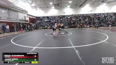 182 lbs Quarterfinal - Miguel Guadarrama, Granger vs Junior Garcia, Lake Roosevelt