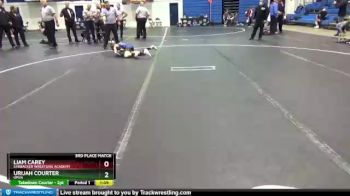 75 lbs 3rd Place Match - Liam Carey, Sarbacker Wrestling Academy vs Urijah Courter, Open