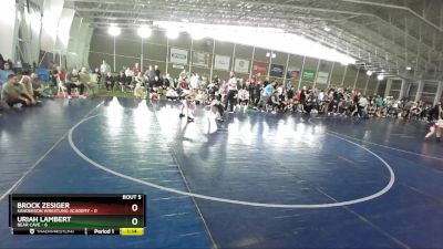 71 lbs Round 3 (4 Team) - Uriah Lambert, Bear Cave vs Brock Zesiger, Sanderson Wrestling Academy