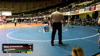 120 lbs Semifinals (16 Team) - Kelley Schaukowitsch, Butler HS vs Luke Barbieri, Riverbend