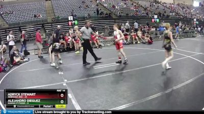 102 lbs Round 4 (6 Team) - Adryck Stewart, Nebraska Red vs Alejandro Dieguez, Kansas Pythons