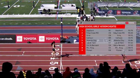 High School Girls' 4x100m Relay, Prelims 4