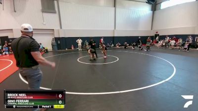 70 lbs Champ. Round 2 - Brock Neel, NB Elite Wrestling Club vs Gino Ferrari, Cardinal Wrestling Club