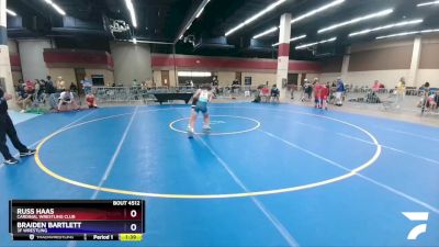 97 lbs Round 1 - Russ Haas, Cardinal Wrestling Club vs Braiden Bartlett, 3F Wrestling