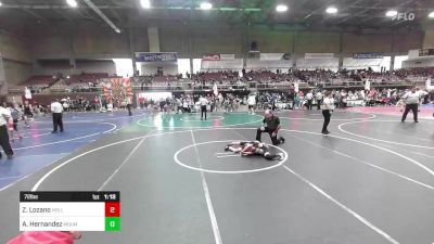 72 lbs Rr Rnd 2 - Zailey Lozano, Holly Youth Wrestling vs Athena Hernandez, Mountain Wrestling