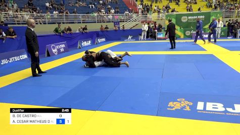 BEETHOVEN DE CASTRO vs AUGUSTO CESAR MATHEUS DE OLIVEIR 2024 Brasileiro Jiu-Jitsu IBJJF