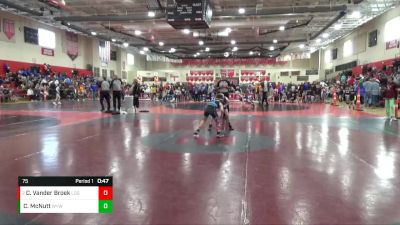 75 lbs Semifinal - Cael Vander Broek, Legends Of Gold vs Coleman McNutt, Wayzata Youth Wrestling