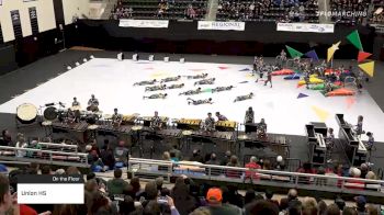 Union HS at 2020 WGI Perc/Winds Dallas Regional