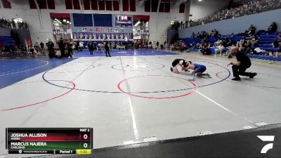 114 lbs Semifinal - Marcus Najera, Carlsbad vs Joshua Allison, Hobbs