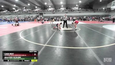 120 lbs Cons. Round 4 - Cade Best, Richmond Youth Wrestling Club-AA vs Brayden Mcguire, Butler Youth Wrestling Club-AA