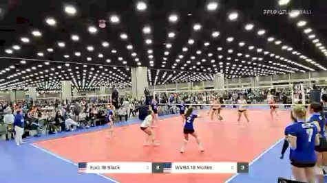 Epic 18 Black vs WVBA 18 Molten - 2022 JVA World Challenge presented by Nike - Expo Only