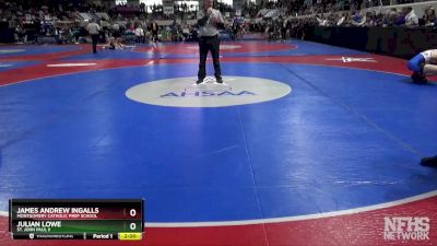 1A-4A 138 3rd Place Match - James Andrew Ingalls, Montgomery Catholic Prep School vs Julian Lowe, St. John Paul II