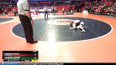 1A 113 lbs Cons. Round 1 - Landon Dooley, Wilmington vs Tharren Jacobs, Port Byron (Riverdale)