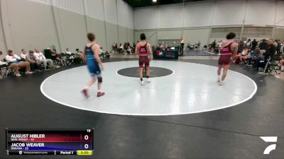 145 lbs Round 2 (8 Team) - August Hibler, New Jersey vs Jacob Weaver, Indiana