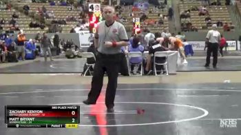 126 lbs Placement (4 Team) - Matt Bryant, Goodpasture vs Zachary Kenyon, Battle Ground Academy