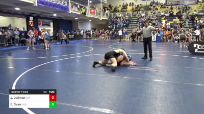 136 lbs Quarterfinal - Josephine Dollman, Norwin vs Eleanor Dean, Freedom-VA