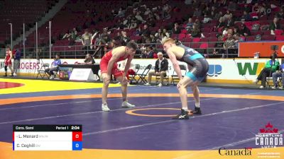 70kg Cons. Semi - Liam Menard, Montreal NTC / Montreal WC vs Cole Coghill, Brock WC