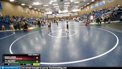 55 lbs Cons. Round 3 - Zach Lewis, Champions Wrestling Club vs Ty Roundy, Davis Wrestling Club