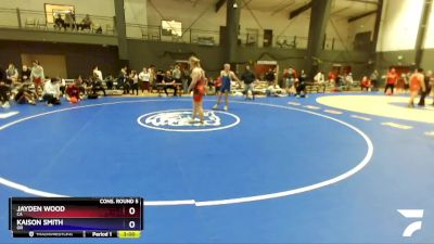 215 lbs Cons. Round 5 - Jayden Wood, CA vs Kaison Smith, OR