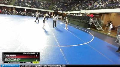 78 lbs Cons. Round 2 - Bentley Wilson, Moyer Elite Wrestling vs Cash Allen, DC Elite Wrestling