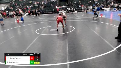 174 lbs Cons. Semi - Elise Brown Ton, Nebraska vs Gavyn Brauer, Nebraska-Kearney