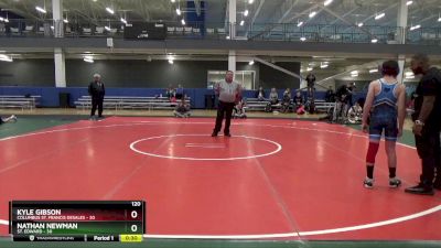 120 lbs Round 5 (6 Team) - Jack Goeke, Columbus St. Francis Desales vs Danny Zakel, St. Edward