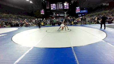 100 lbs Cons 16 #2 - Cade Johnston, California vs Garen Keshishian, California