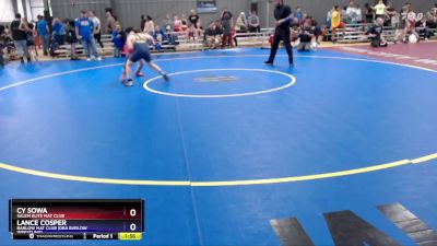 108 lbs Round 3 - Cy Sowa, Salem Elite Mat Club vs Lance Cosper, Barlow Mat Club (DBA Barlow Wrestling)