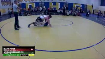 120 lbs Finals (2 Team) - Elijah Perez, Backyard Boyz Black vs Landon Higginbotham, Camden 2