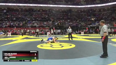 D1-215 lbs Semifinal - Will Adkins, Moeller vs Dylan Russo, Olen. Liberty