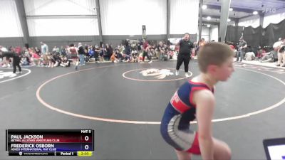 71 lbs 3rd Place Match - Paul Jackson, Bethel AllStars Wrestling Club vs Frederick Osborn, Askeo International Mat Club