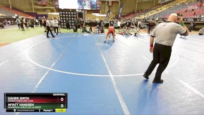 165 lbs Semifinal - Wyatt Hanssen, Sanderson Wrestling Academy vs Xavier Smith, Fishers Wrestling Club