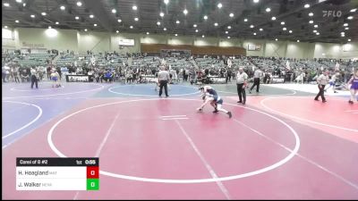 78 lbs Consi Of 8 #2 - Hunter Hoagland, Mat Sense vs Jt Walker, Nevada Elite WC